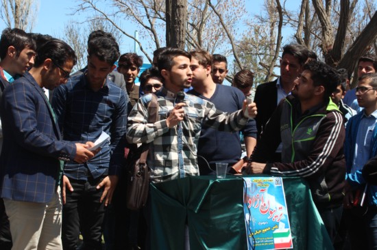  تریبون ازاد دانشجویی "رئیس جمهور خیالی من"
