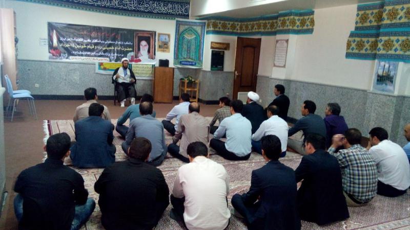 مراسم عزاداری سالروز رحلت بنیانگذارکبیر انقلاب در دانشگاه آزاد بیله سوار