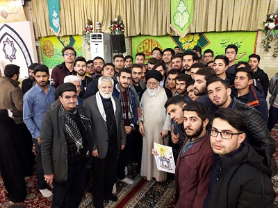 دیدار دانشجویان پیام نور اردبیل با آیت الله علم الهدی