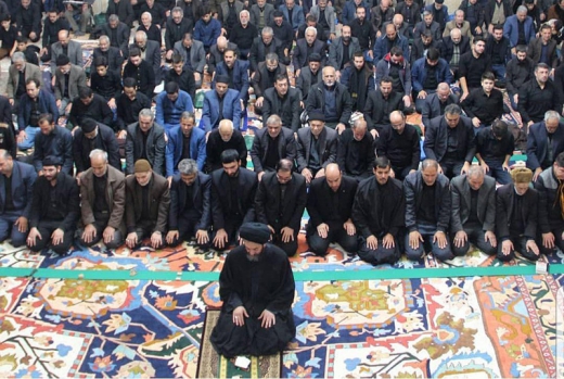 نماز ظهر عاشورا در اردبیل+ تصاویر
